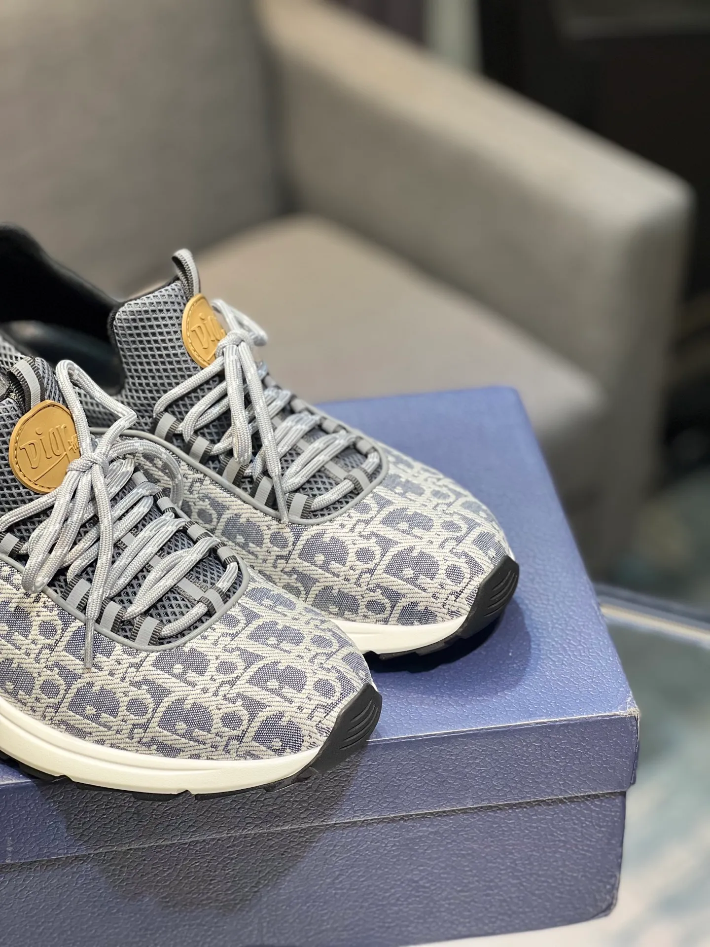 Men's shoes 💰400 [Dior] popular men's shoes, imported mesh splicing material, really inside. Original sole provided by the original factory, 38-45 (45 customized, non-refundable)